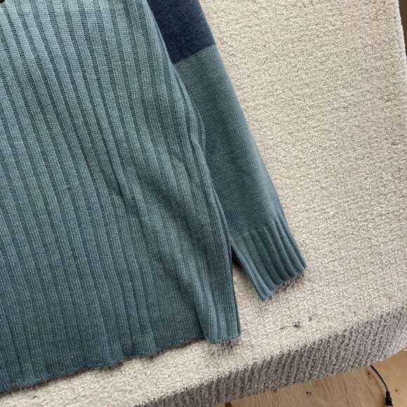 Y2K FUBU Platinum Junkyard Jazz Fat Albert Mens XXL Knit Mock neck sweater Blue - Picture 4 of 16